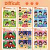 64/80Qs Kids Montessori Educational Game Cards Error-finding & Maze Games Baby Early Education Concentration Training Reusable