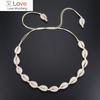 Conch Seashell Necklace Women Jewelry Summer Beach Shell Choker Bohemian Rope Cowrie Beaded Necklaces Handmade Collar Female