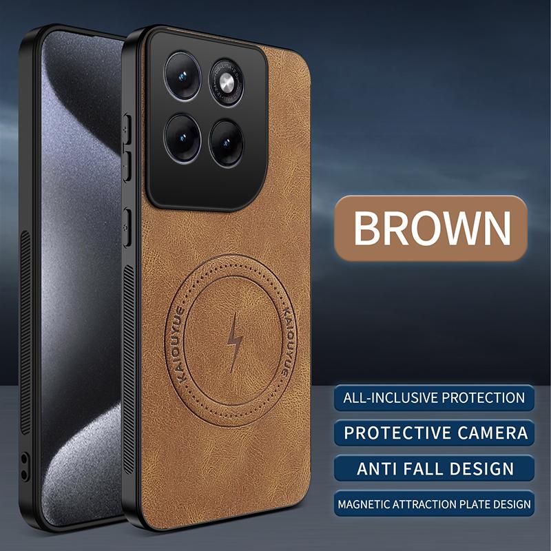 Для Motorola Edge70 Pro/Signature/moto X70 Air Pro Чехол Простой Стильный Магнитное Притяжение Кожа PU Приятный для Кожи Противоударный Чехол