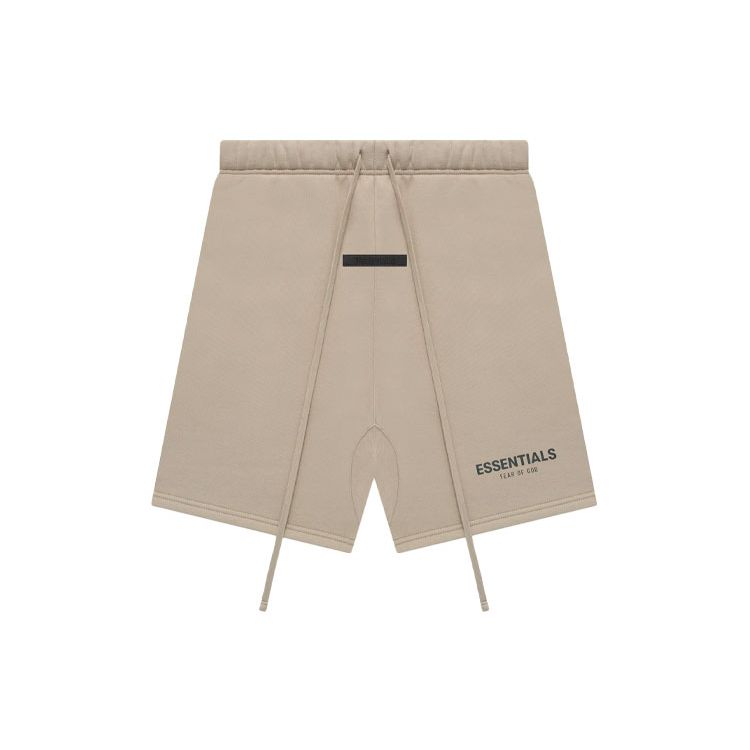 Fear of God Essentials Флисовые Шорты Унисекс Низ Бежевый FOG-FW21-182