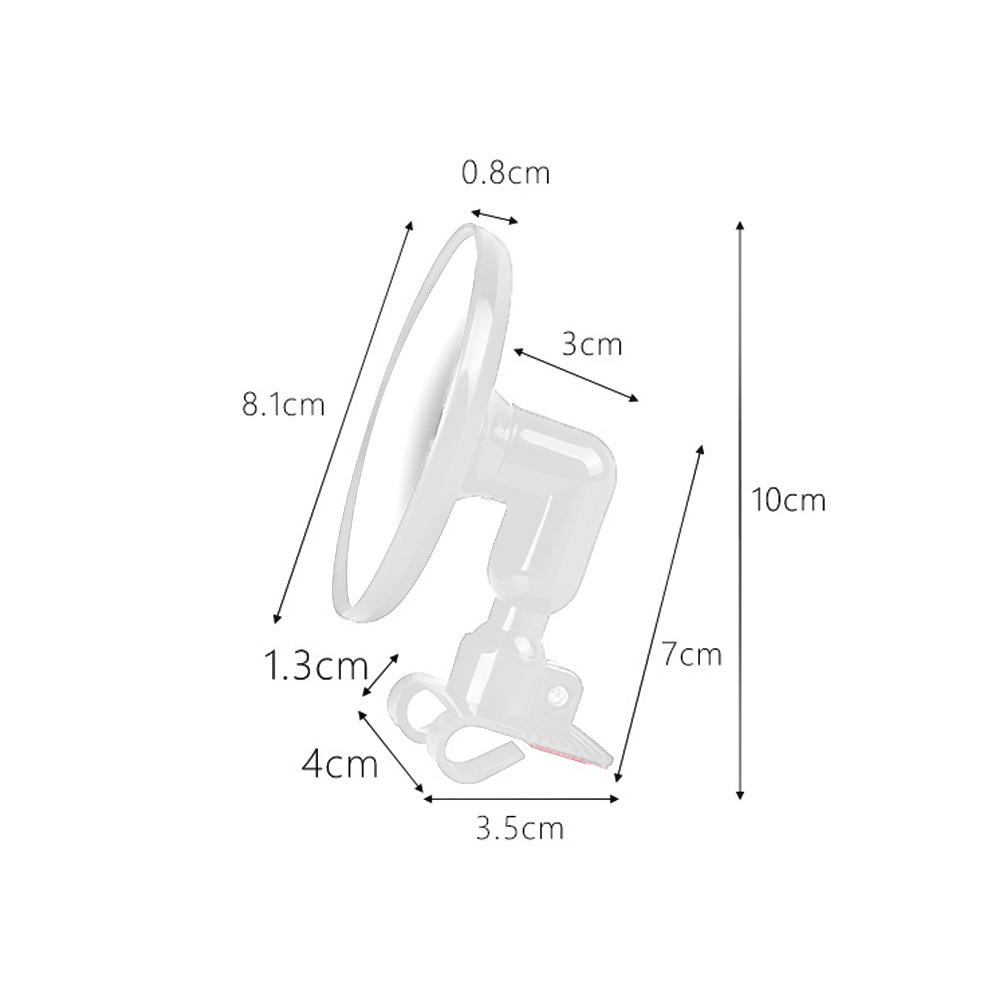 360-градусное HD автомобильное зеркало для слепых зон, вращающееся регулируемое 2-стороннее широкоугольное внешнее автомобильное зеркало заднего вида, парковочное зеркало