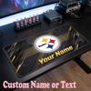 Pittsburgh Steelers Customized Name Text Mouse Pad, Large Desk Mouse Mat Personalized Home Office Present