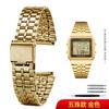 Для часов Casio из нержавеющей стали Ремешок A158 A159 A168 A158W f91w LA-680 AEQ-110 f91w маленький золотой ремешок для часов 18 мм Браслет