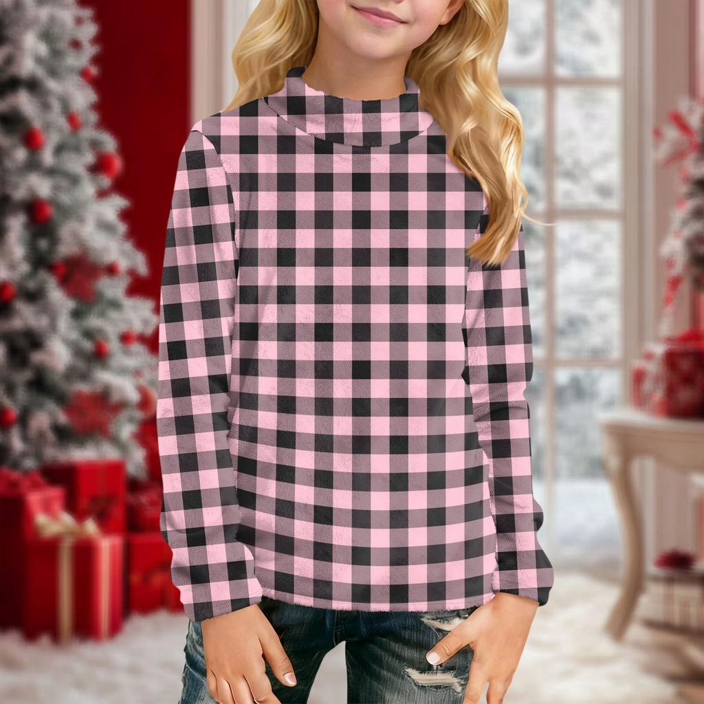 Children's Daily Casual Long-sleeved Printed Tops T-shirt