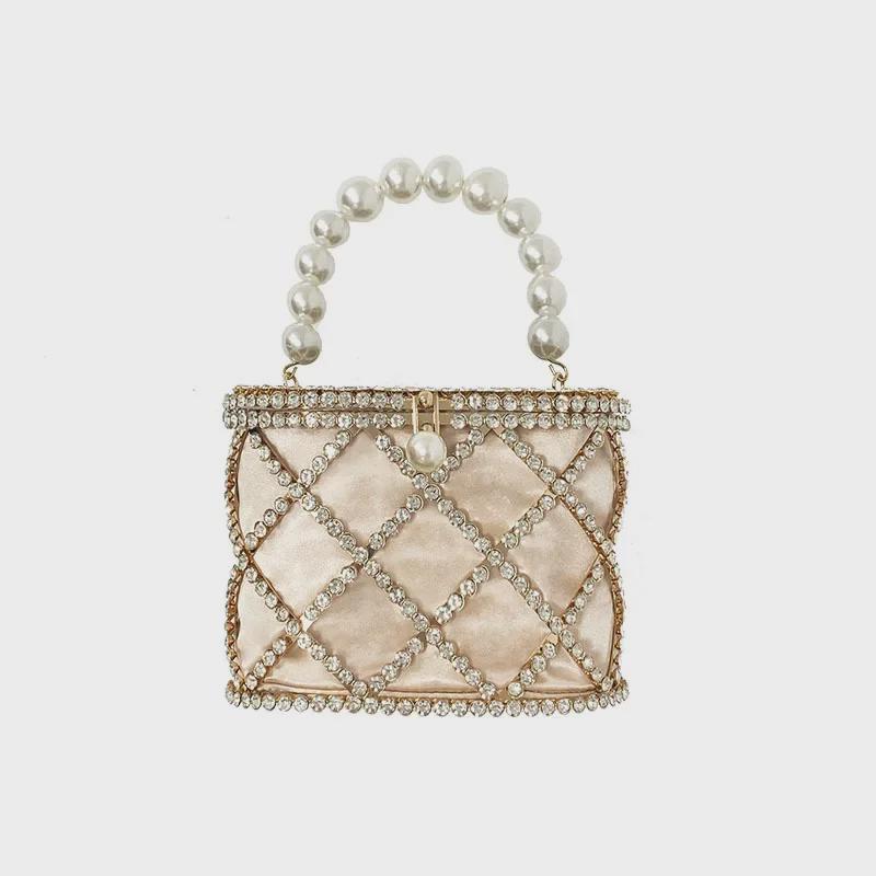 Новый тренд: Женская летняя сумка Diamond Basket Bag — европейский и американский стиль, большая вместимость, ручная и диагональная
