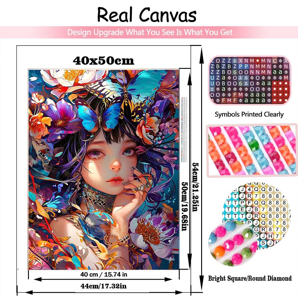 5D DIY Полная квадратная алмазная картина Новое поступление Мозаика Женщина Алмазная вышивка Полный комплект Портрет Стразы Картина Декорат