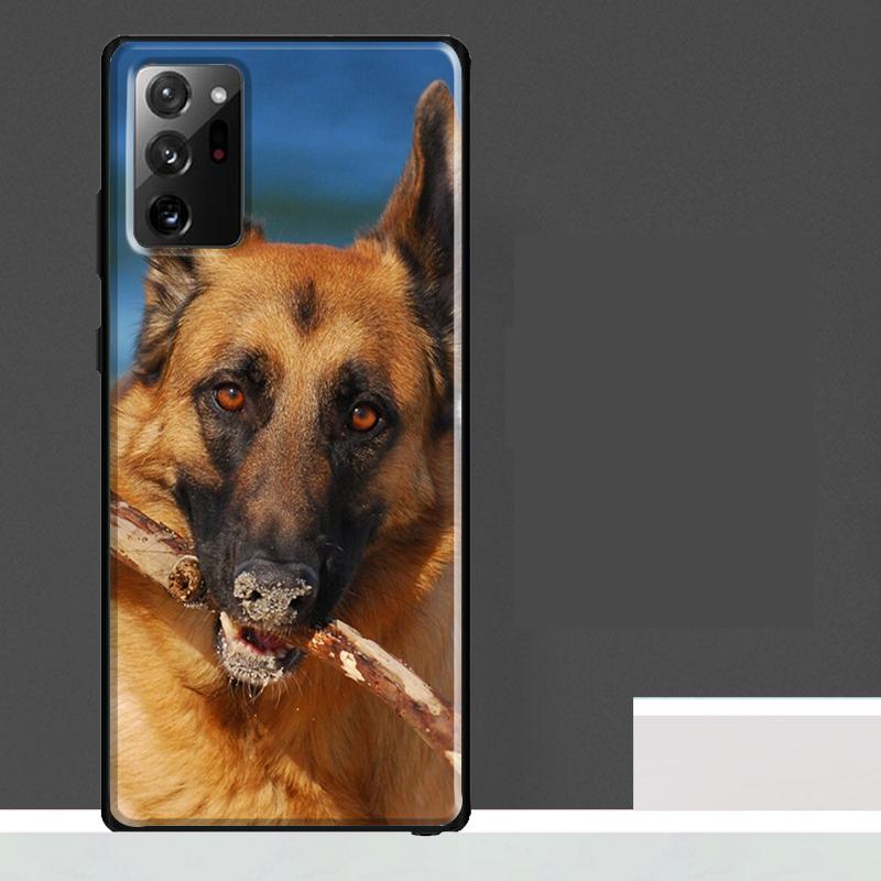 Чехол для телефона Samsung Galaxy S25 S24 S23 Ultra S9 S10 S20 S21 S22 Plus S23 FE S25 FE с изображением Немецкой овчарки