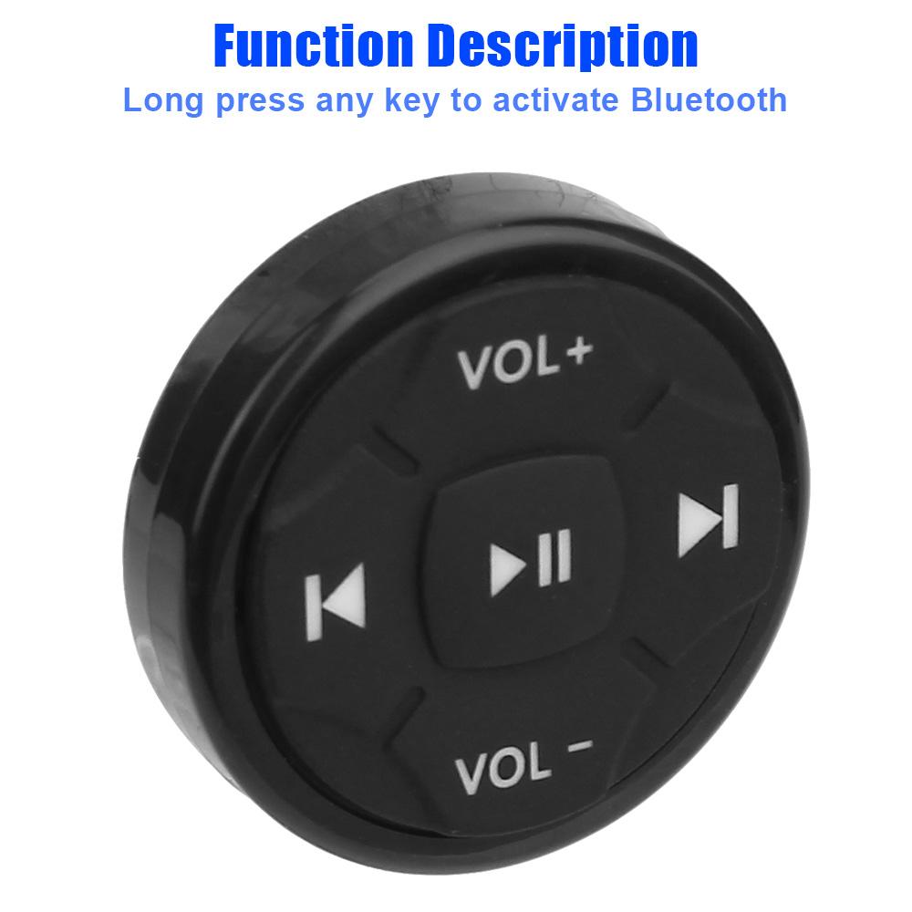 Кнопка дистанционного управления рулевым колесом автомобиля 5 клавиш для Android IOS Универсальная кнопка громкости мультимедиа Беспроводная Bluetooth