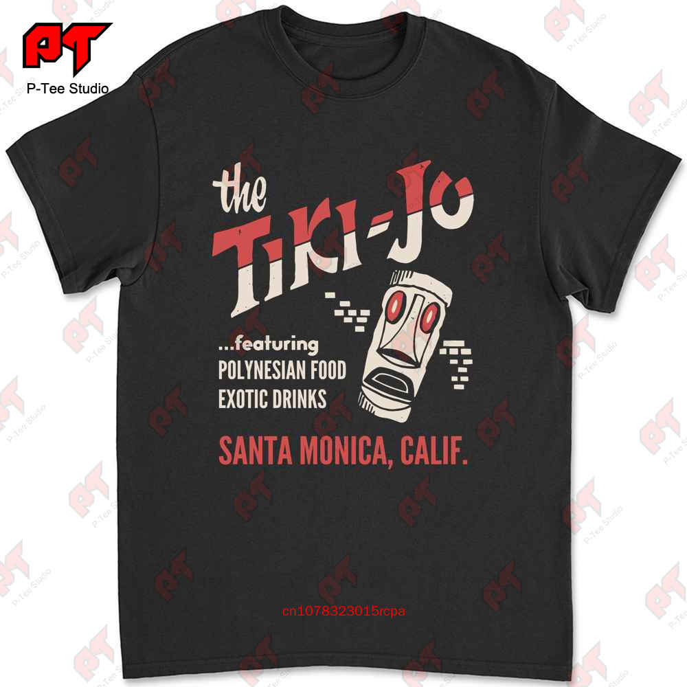The Tiki Jo Santa Monica Ca Vintage Bar T Shirt TRDL