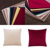 Супермягкая 16-дюймовая бархатная однотонная наволочка для подушки в однотонных цветах для стильного домашнего декора
