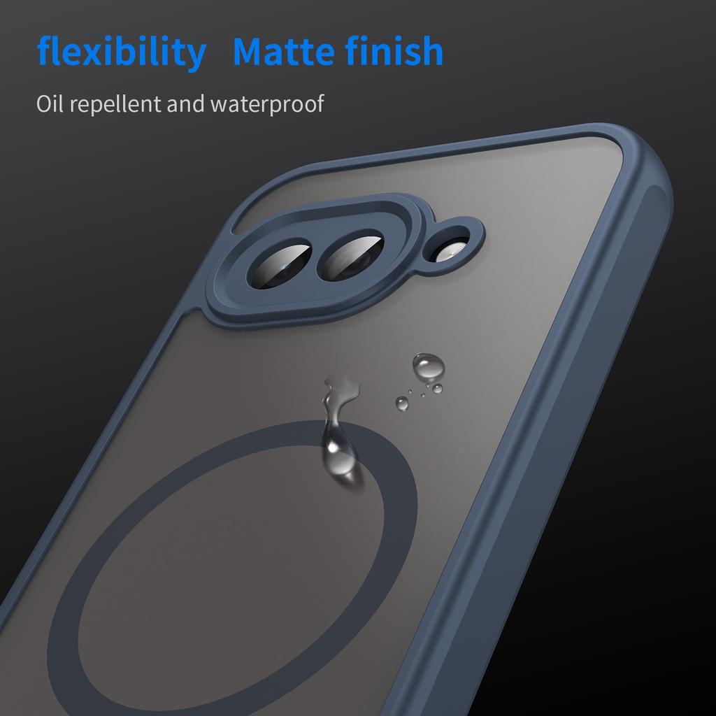 Чехол для телефона Google Pixel 9A с MagSafe, Магнитный противоударный чехол MagSafe, Гибридный бампер для Google Pixel 9A