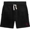 Polo Logo Embroidered Lace-Up Straight Leg Shorts Kids Shorts Black 323806003-005
