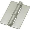 TRUSCO Stainless Steel Flat Total Length 100mm Piece 1 Hinge, (1 = Bag) TLS-100A
