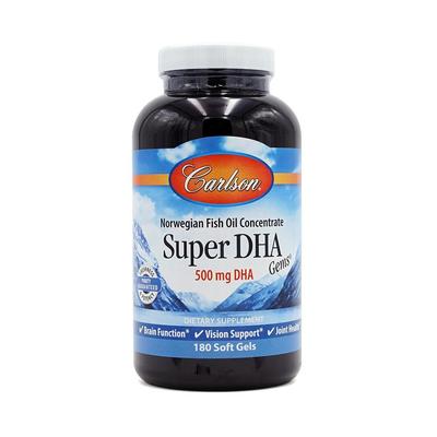 Super-DHA Gems 500 мг, 180 мягких таблеток
