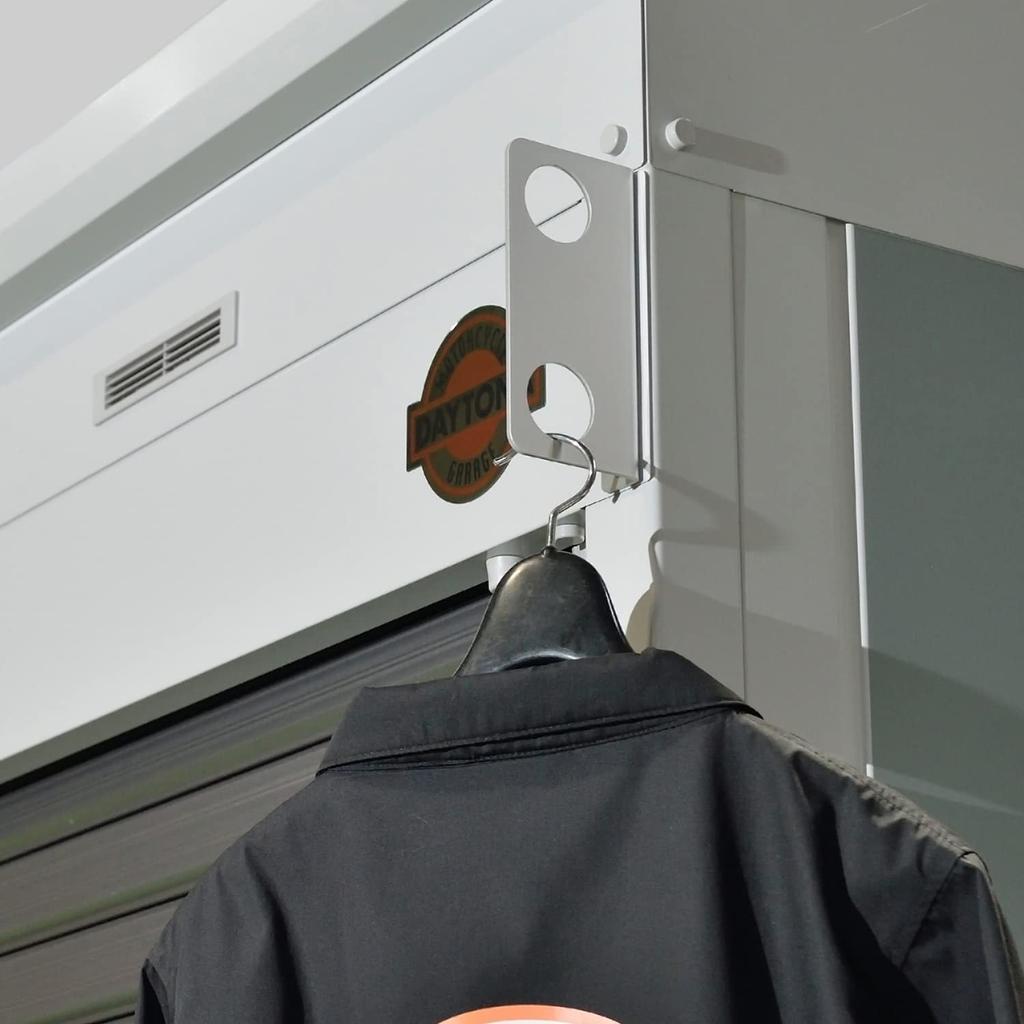 Daytona Motorcycle Garage BASIC Series Optional Clothesline Shutter Outer Bracket 34938 Part Holder,