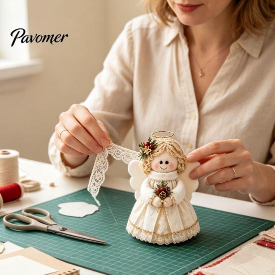 Подарочная коробка для семейного творчества DIY Рождественский набор для рукоделия из фетра, Набор для изготовления ручных украшений: Санта, Пряничный человечек, Эльф, Снеговик, Ангел, Праздничные принадлежности для