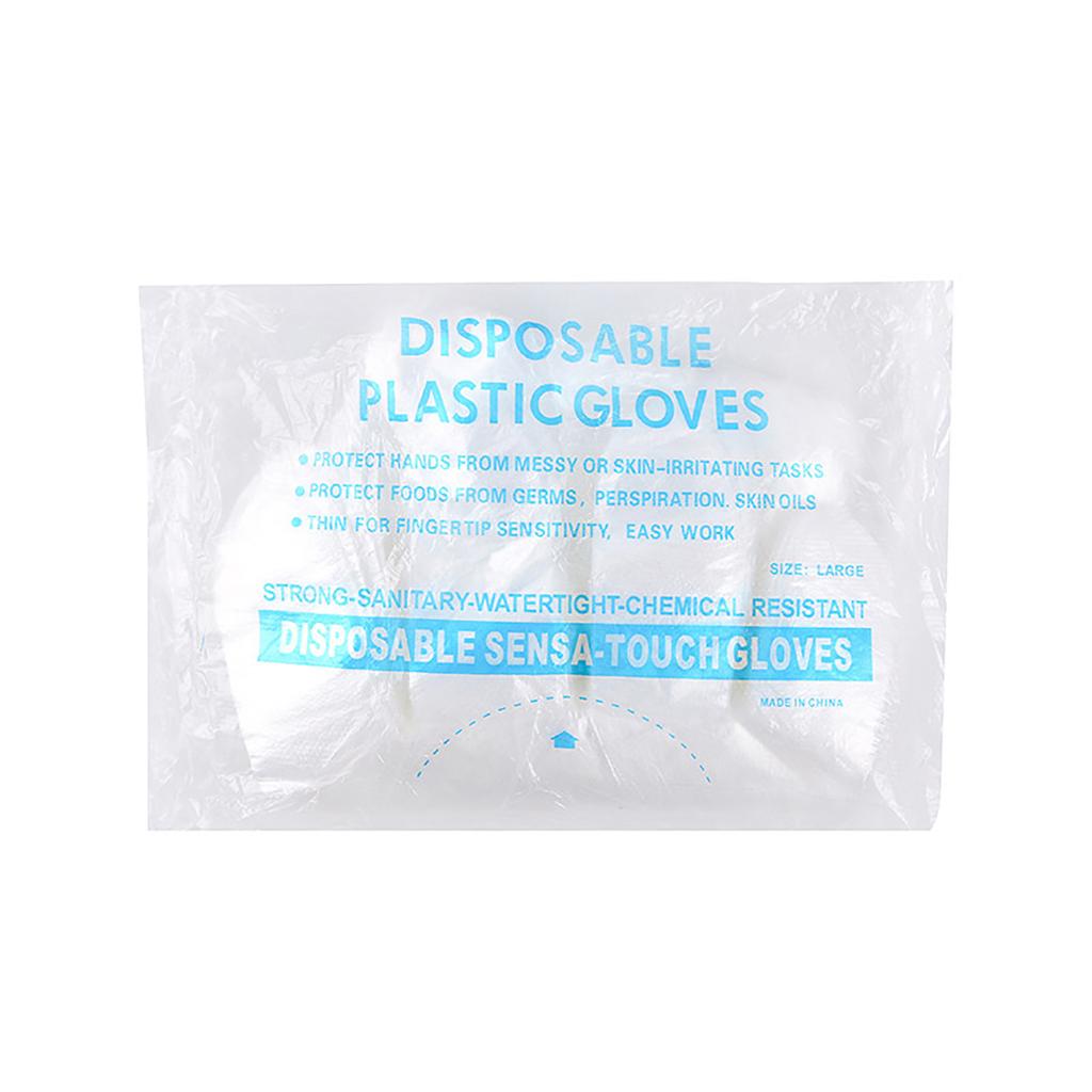 Plastic Clear Disposable Glove Garden Restaurant Home Food Tool 50Pc/100Pc/150Pc