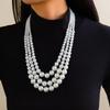 European & American Pearl Bead Necklace Set - French Stacking Style