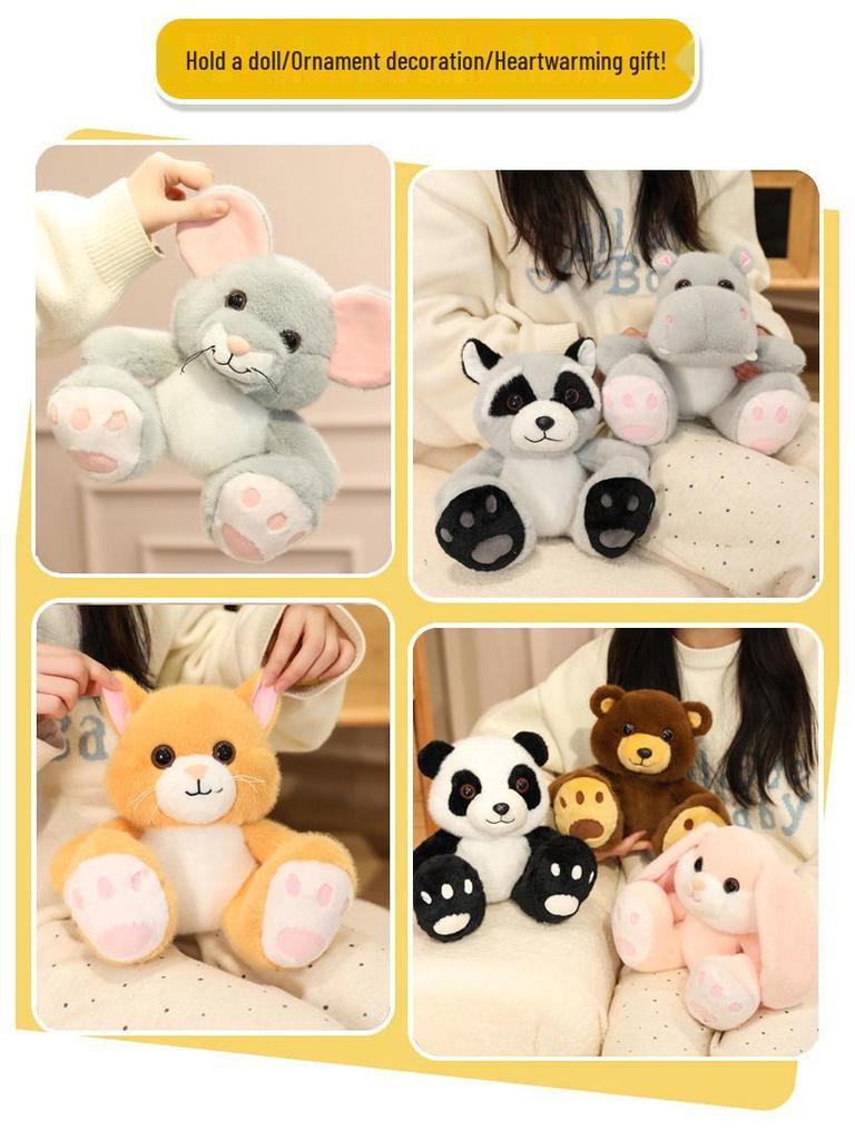 Плюшевая игрушка «Бигфут» - Милая панда, коала, лиса и енот. Коллекция кукол