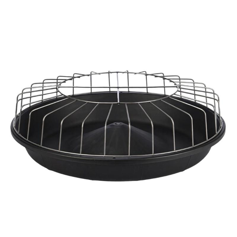 Poultry Feeding Tray 14/24/30 Slots, Efficiently Control Food Spill Trough Chicken and Pigeons Feeder