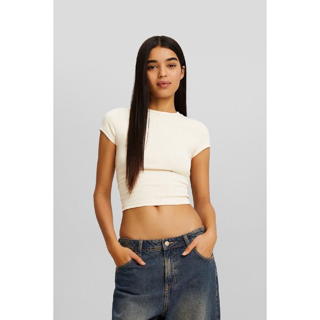 Футболка с коротким рукавом и круглым вырезом