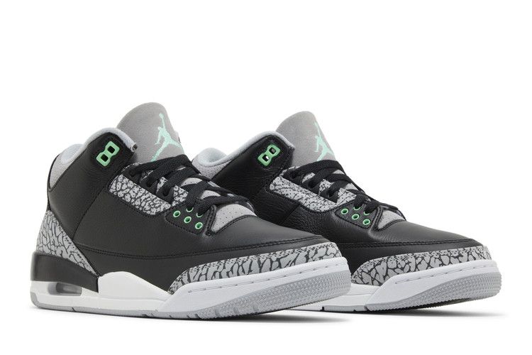 Jordan 3 Ретро Зеленое Свечение