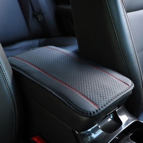 Car Center Console Armrest Box Cushion Microfiber Leather Cushion Non-slip Cover