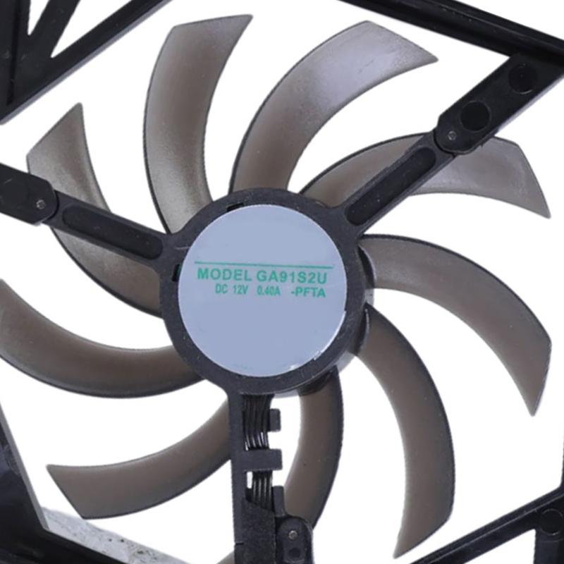12 В 4-контактный вентилятор охлаждения видеокарты для кулеров Gainward GTX1660 1660S 1660TI, вентилятор VGA в качестве замены вентилятора GA91S2U