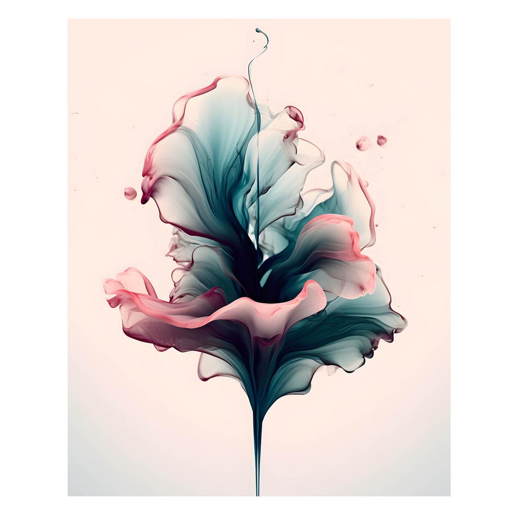 Flowing Reflections Flowing Reflections, 50X70 Cm, Unframed, Matte Paper 230 Gsm