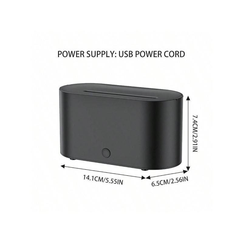 2024 Новый ароматерапевтический увлажнитель воздуха Flame, диффузор эфирного масла, 7 цветов, ночники, подходящие для спальни, офиса, четыре цвета