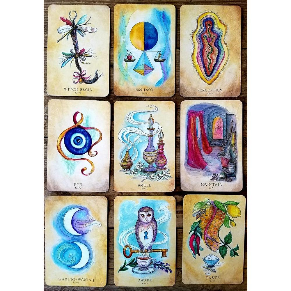 11*6,5 см Анатомия ведьмы-оракула Потрясающий оракул на 48 карт
