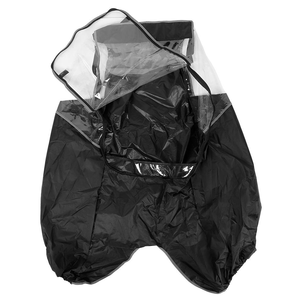 Детский дождевик для велосипеда, дождевик для велосипеда, защита от дождя, задние сиденья велосипеда, дождевик, черный