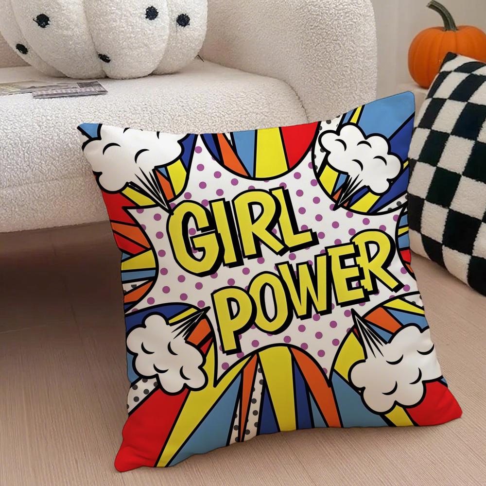 Classic Pop Art American Art RRoy Lichtenstein Cushion Cover Throw Pillow Cover Hidden Button Durable Polyester Chair Cushion