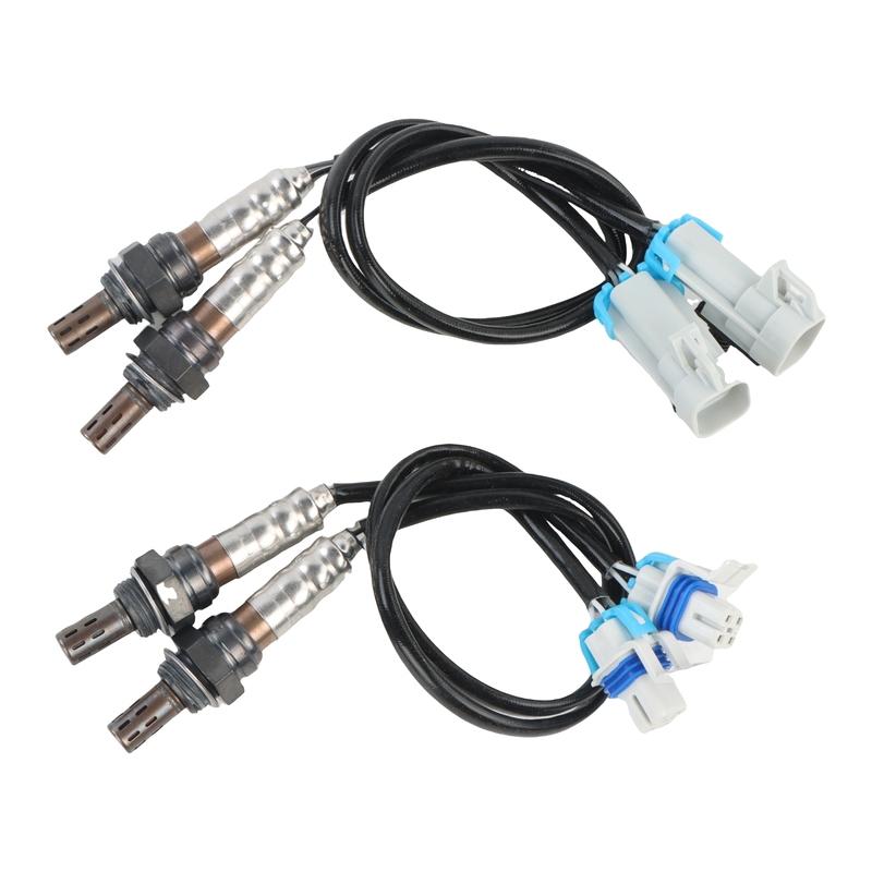 2344256 2344668 New 1Set / 4PCS Upstream & Downstream Oxygen O2 Sensor For Cadillac Chevrolet Tahoe GMC Sierra Yukon 4.8 5.3L V8