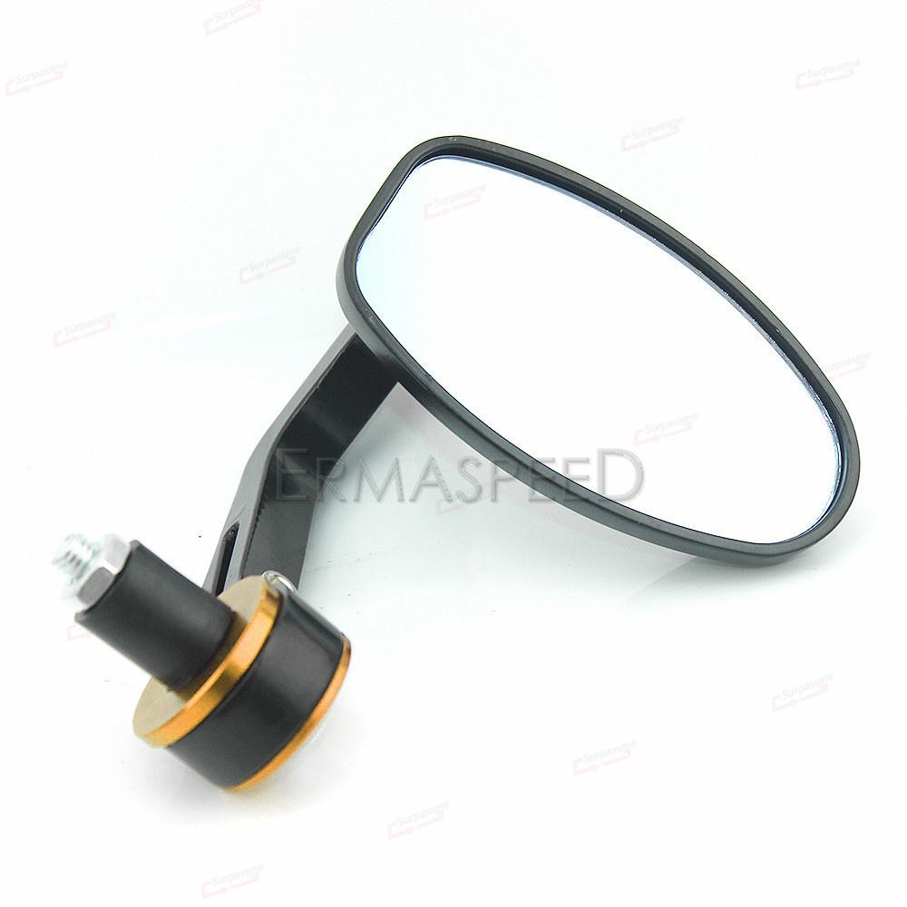 Универсальные мотоциклетные зеркала 7/8 "22 мм, торцевые зеркала на руле мотоцикла, алюминиевые боковые зеркала заднего вида для мотоцикла