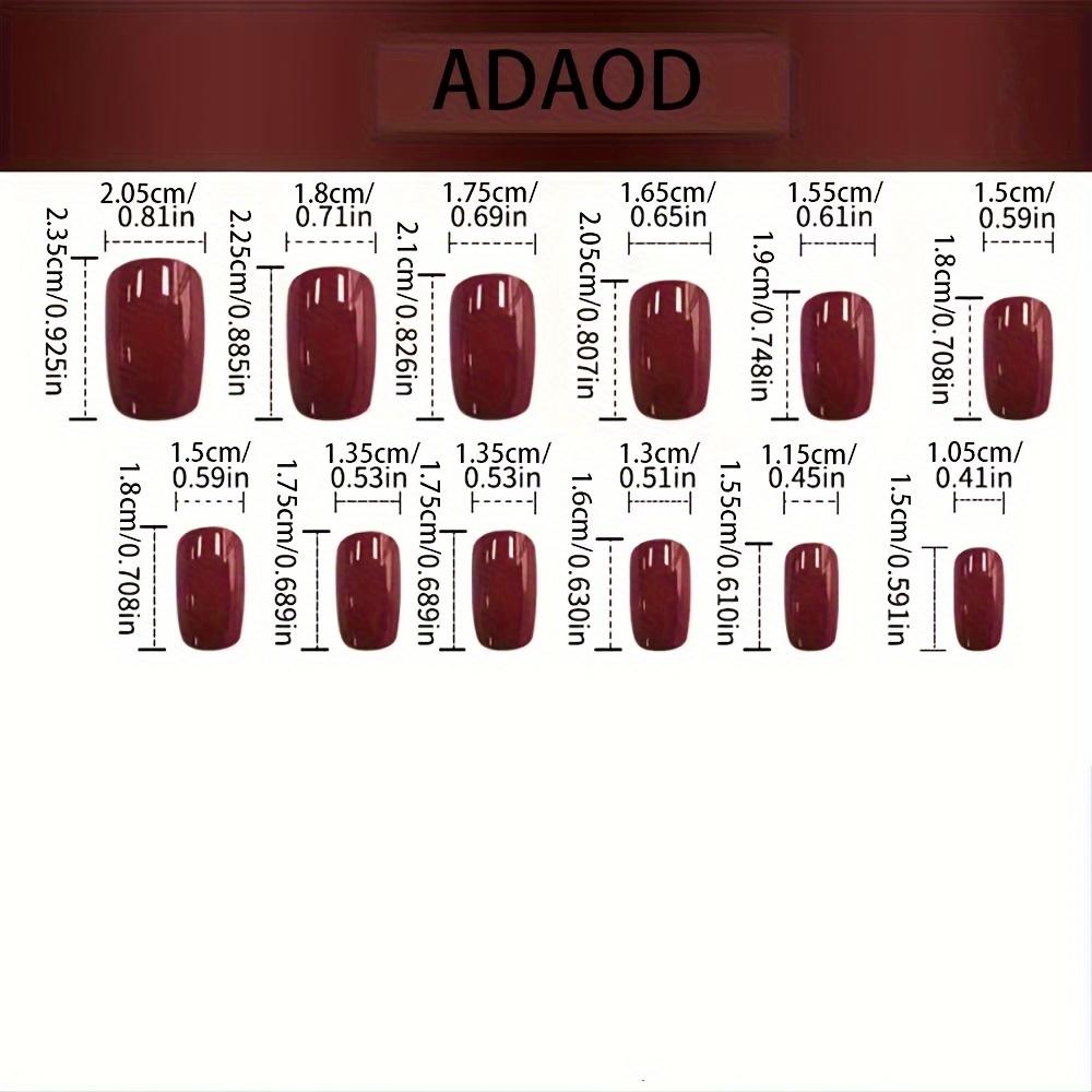 Набор из 24 квадратных накладных ногтей с эффектом кошачьего глаза изумрудно-зеленого цвета, средней длины, глянцевая отделка