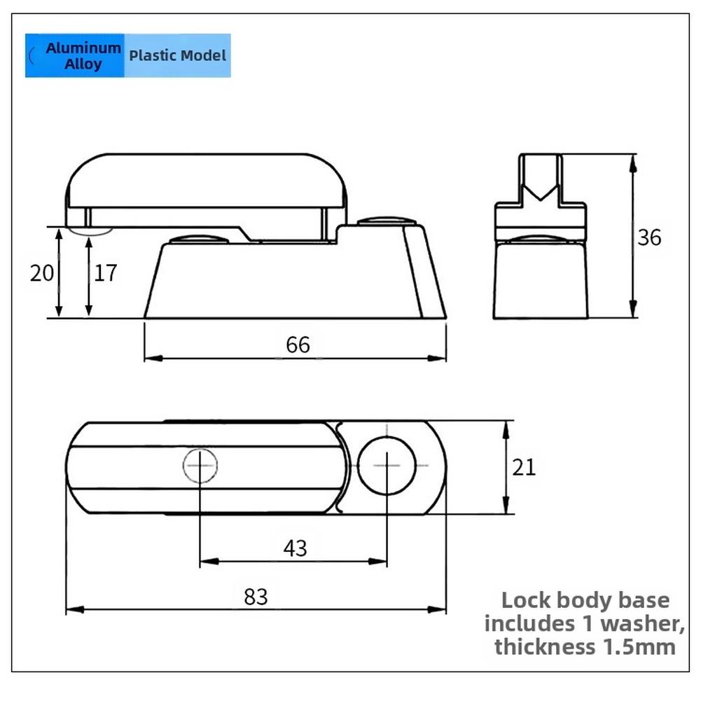 1 шт. Пластиковый сплав цинка Т-образный замок Замок для окна двери дома балкона Замена Безопасность Замок для окна двери Засов-ручка с подметанием