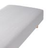 MUJI Простыня на резинке, Серый, Полуторный/Двуспальный размер, 120-140 x 200 x 18-28см, Смесь хлопка, 83333812
