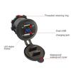 New Car Cigarette Lighter 4.2A Car Charger Dual USB Socket Power Plug 12V 24V LED Voltmeter Moto Auto Splitter Adapter