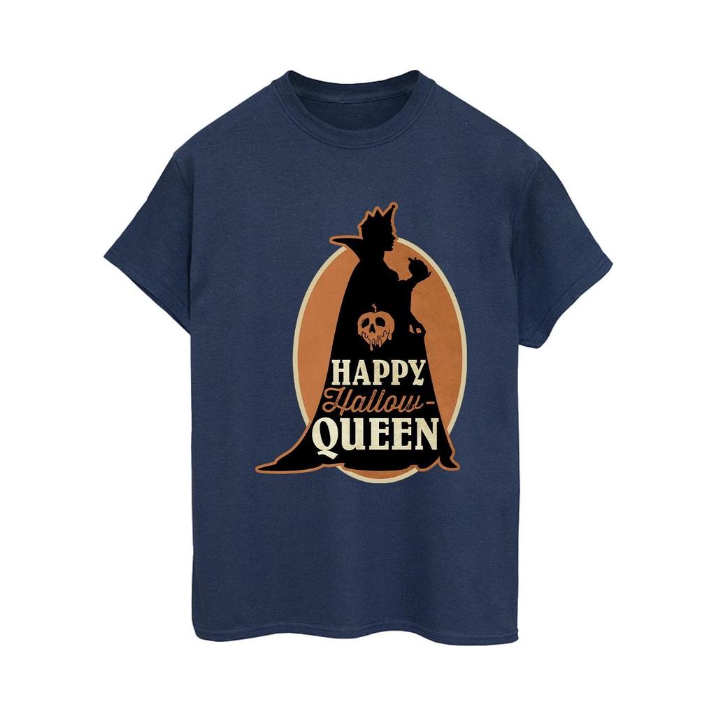 Disney Womens/Ladies Villains Hallow Queen Cotton Boyfriend T-Shirt