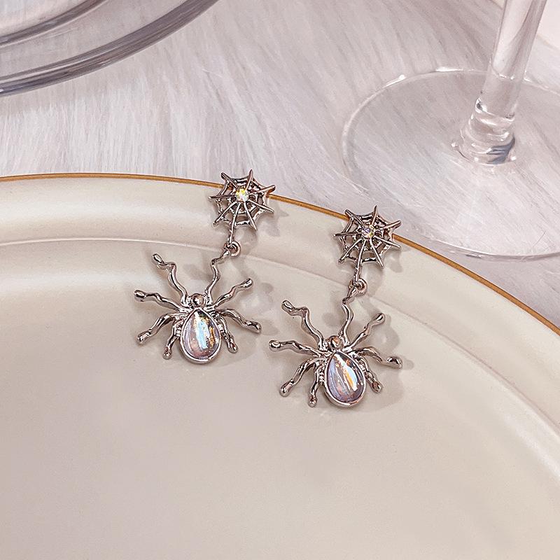 Ретро Готика Панк Летучая мышь Череп Паук Тыква Хэллоуин Серьги