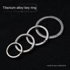 Organizer Titanium Zinc Zinc Alloy Key Rings 18/22/26/32mm Split Rings Keyring Creativity Gift