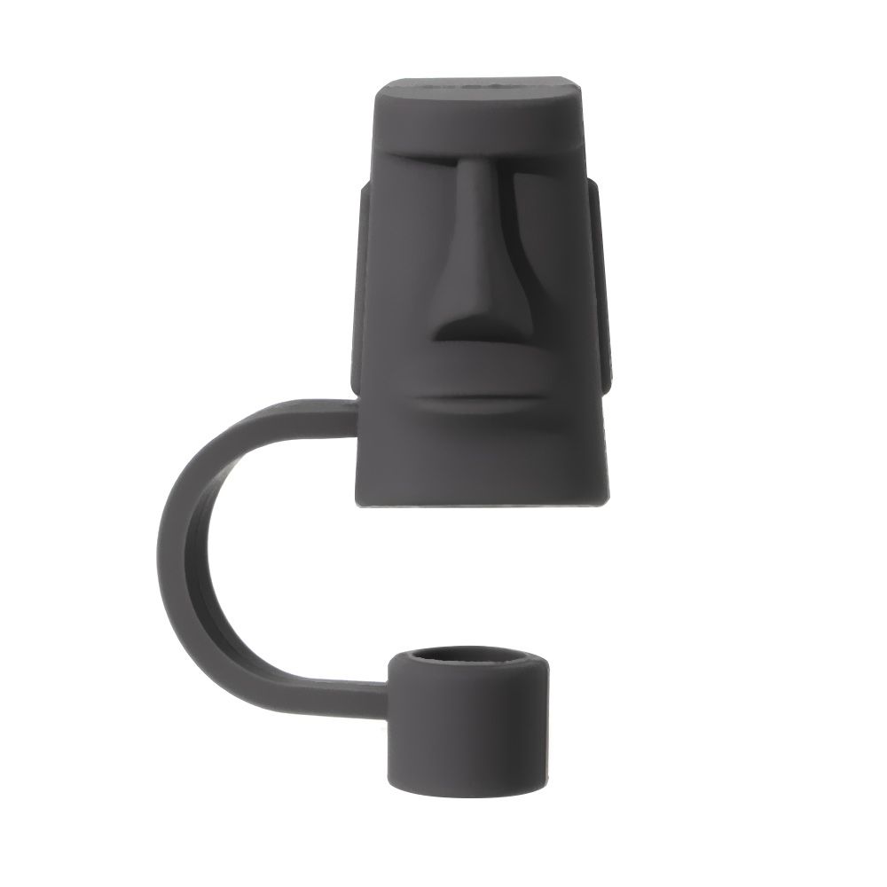 Reusable Splash Proof Straw Tips Cover Cup Accessories Drinking Dust Cap Silicone Straw Plug