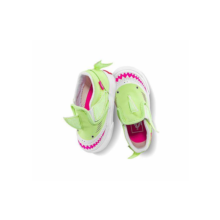 Vans Slip-On Casual Low-Top Skate Shoes Baby Sneakers Green VN0A7Q4ZBHM