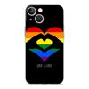 Прозрачный мягкий чехол для телефона Gay LGBT Rainbow Pride для iPhone 14 13 12 11 Pro Max XS X XR SE 7 8 Plus, противоударный прозрачный чехол из ТПУ