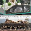 3D Printed Fish Hideout Natural Tunnel Pleco Cave Aquarium Decor Under Gravel Tunnel Cave for Cichlid Clown Loach Kuhli Loach