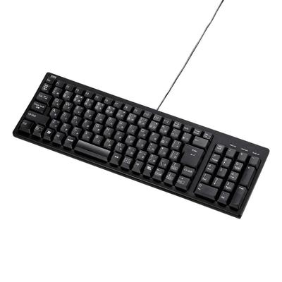 Sanwa Supply Проводная Компактная Клавиатура с Цифровым Блоком USB 103 Японская USB к Адаптеру Черная Клавиатура, Подключение, Клавиши, Мембранная, PS/2 в Комплекте,