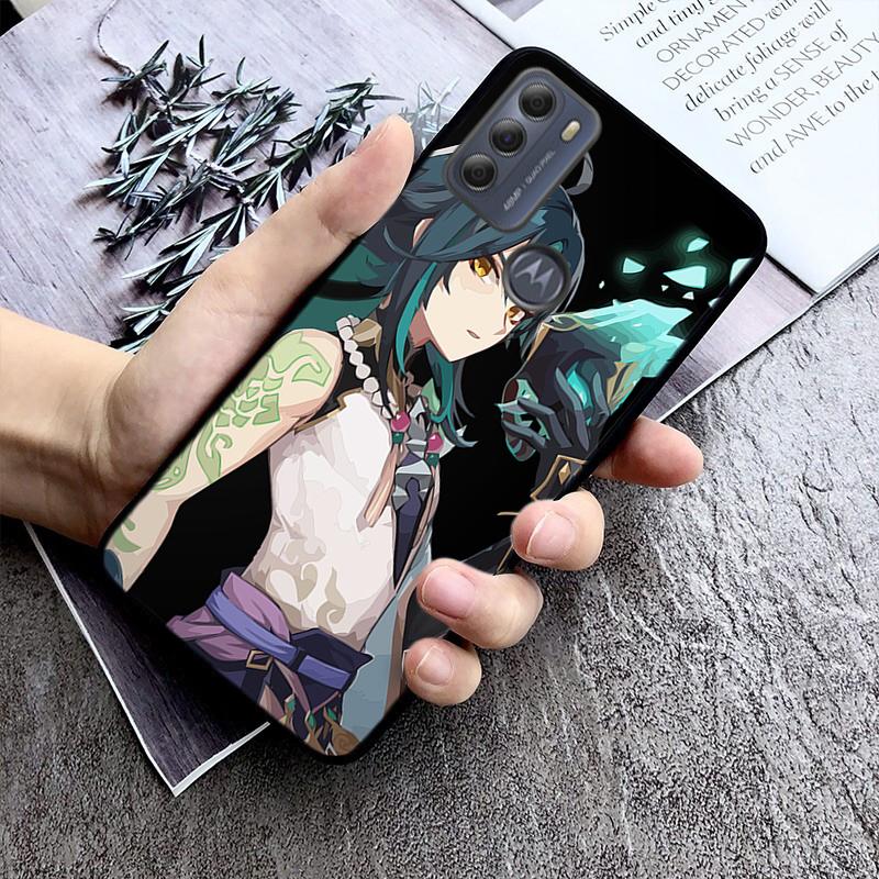 Чехол для телефона Xiao Genshin Impact для Motorola E7 Plus E32 E20 E40 Edge 20 Lite G22 G52 G20 G30 G100 G60 G50 G10 G Pure G Stylus