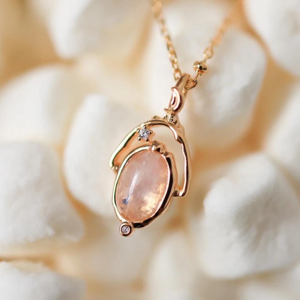 Explosive Korean Starry Sky Necklace, Gemstone Mountain Design, Commuting Stacked With Feminine Light Luxury Accessories