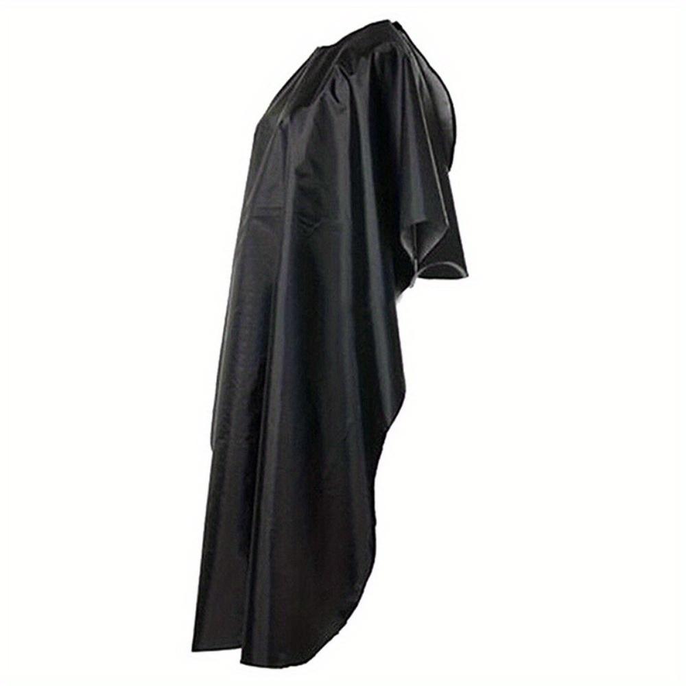 Черная парикмахерская накидка, профессиональная парикмахерская ткань для стрижки, защитный фартук, водостойкий халат для стрижки, ткань для волос